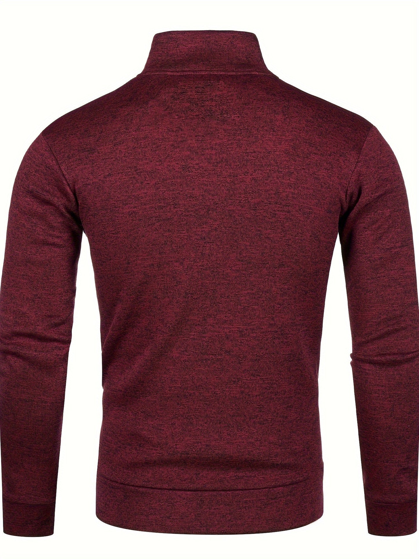 LUXORO — Sweter z Długim Rękawem z Zamkiem Błyskawicznym