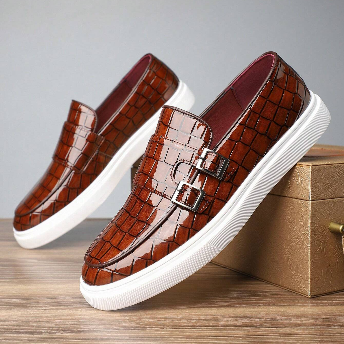 Marvino - Buty ze skóry węża