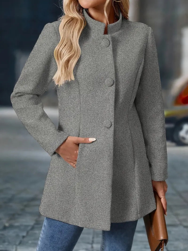 Bellara - Elegancki Blezer z Jednorzędowymi Guzikami