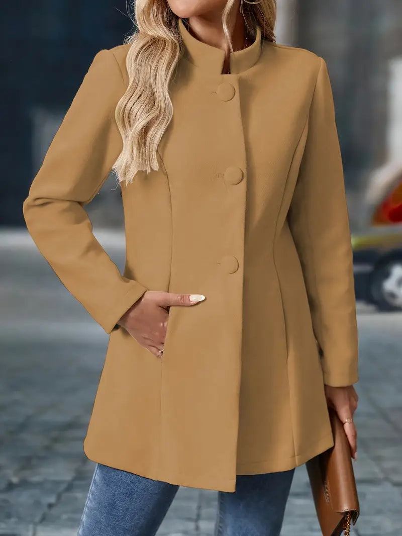 Bellara - Elegancki Blezer z Jednorzędowymi Guzikami