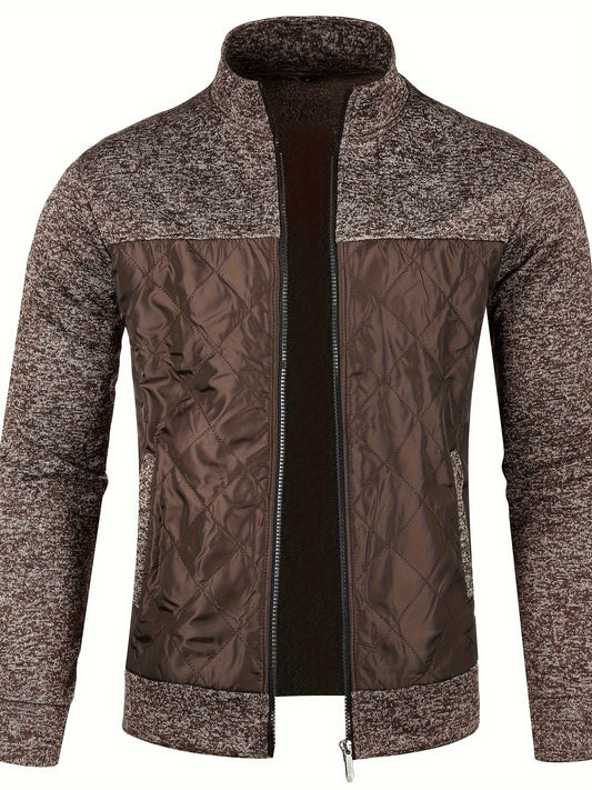 LUXORO — Sweter z Długim Rękawem z Zamkiem Błyskawicznym