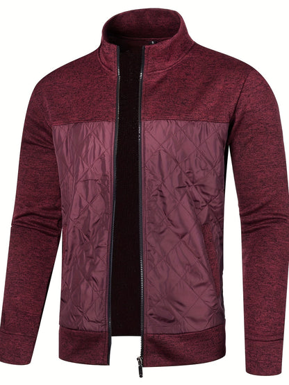 LUXORO — Sweter z Długim Rękawem z Zamkiem Błyskawicznym