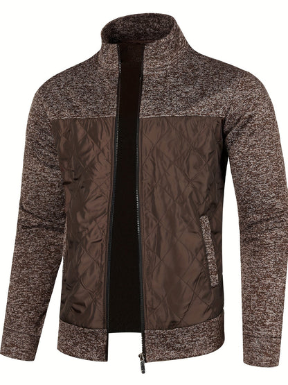 LUXORO — Sweter z Długim Rękawem z Zamkiem Błyskawicznym