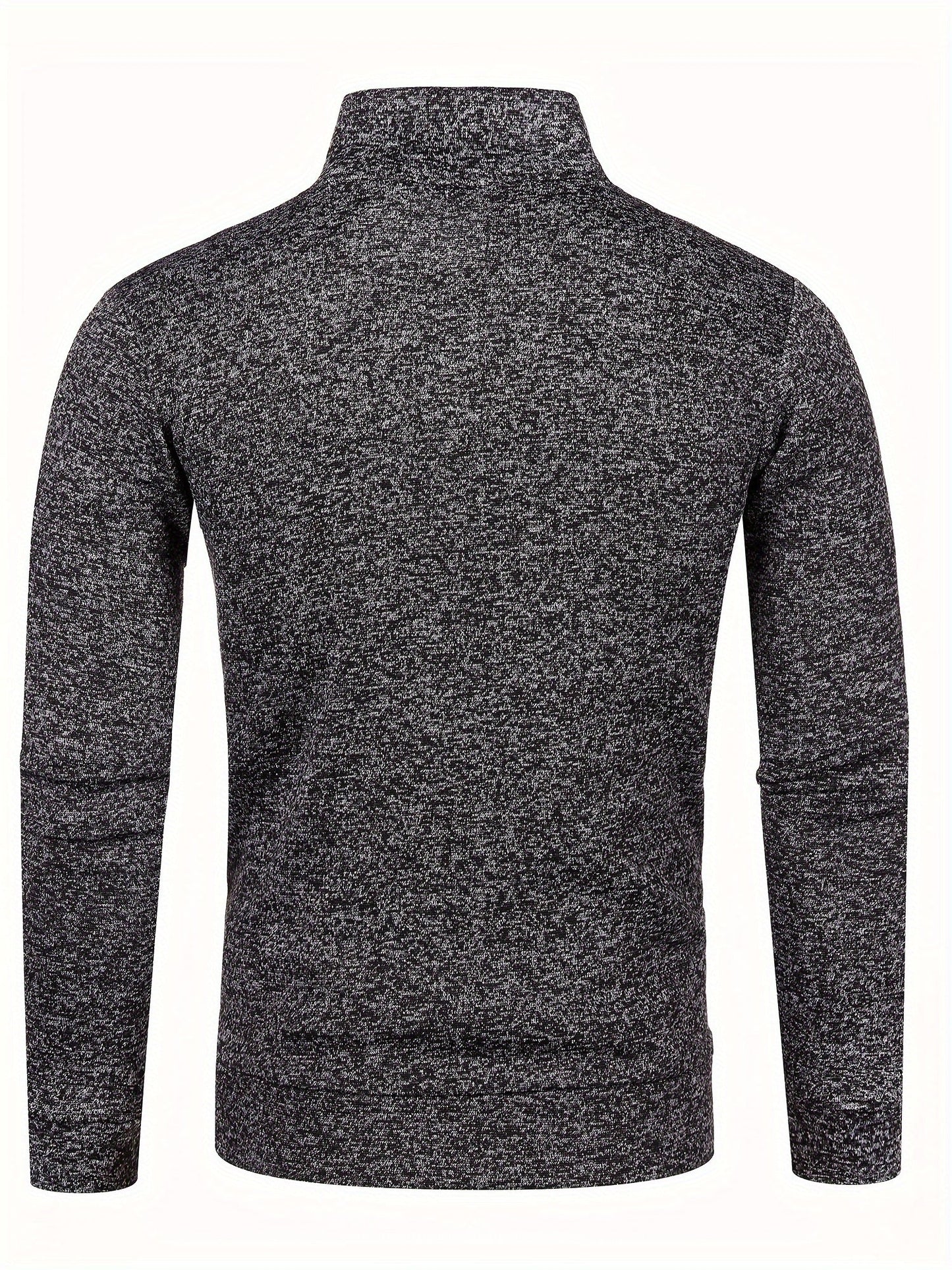 LUXORO — Sweter z Długim Rękawem z Zamkiem Błyskawicznym