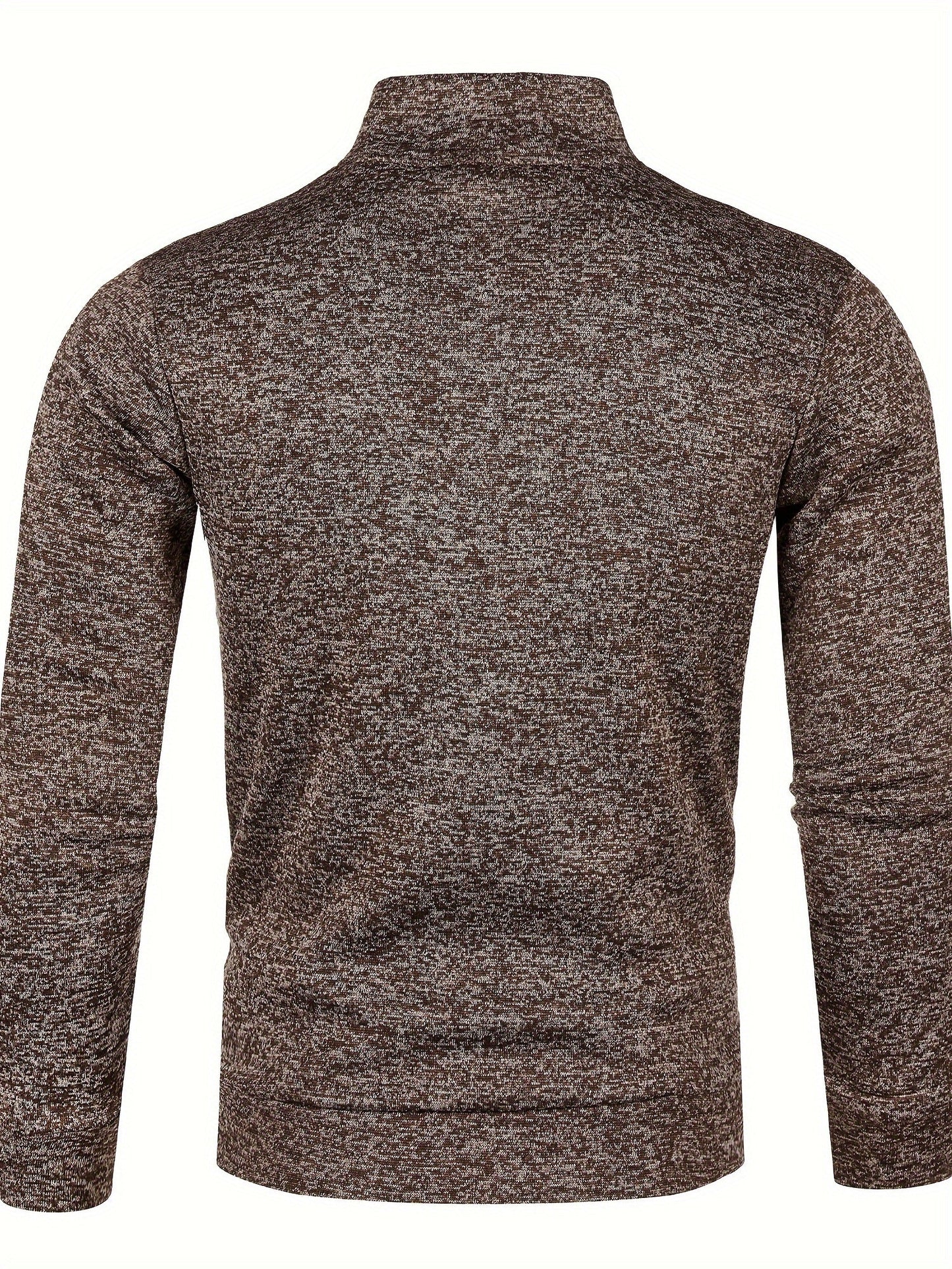 LUXORO — Sweter z Długim Rękawem z Zamkiem Błyskawicznym
