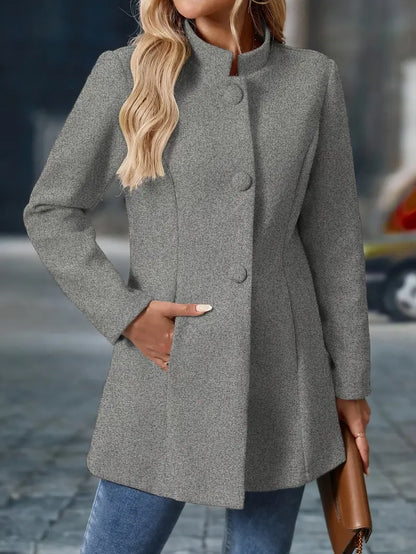 Bellara - Elegancki Blezer z Jednorzędowymi Guzikami