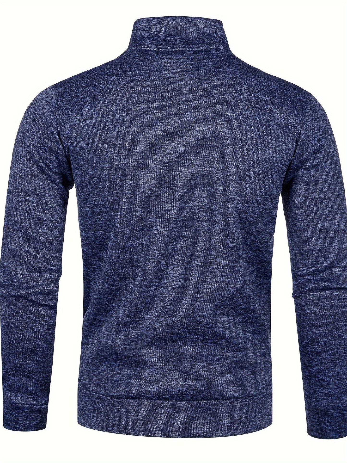 LUXORO — Sweter z Długim Rękawem z Zamkiem Błyskawicznym